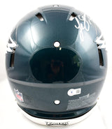 LeSean McCoy Autographed F/S Philadelphia Eagles Speed Authentic Helmet- Beckett W Hologram *Silver Image 3