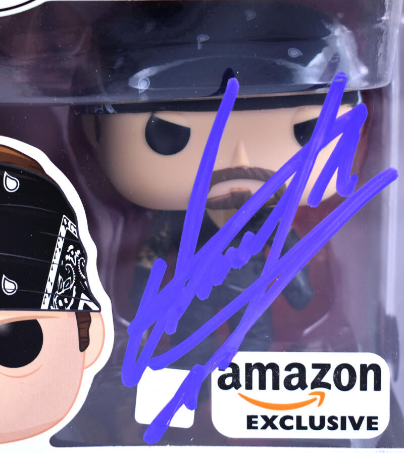 Undertaker Autographed WWE Funko Pop Figurine #81- Beckett W Hologram *Purple Image 2