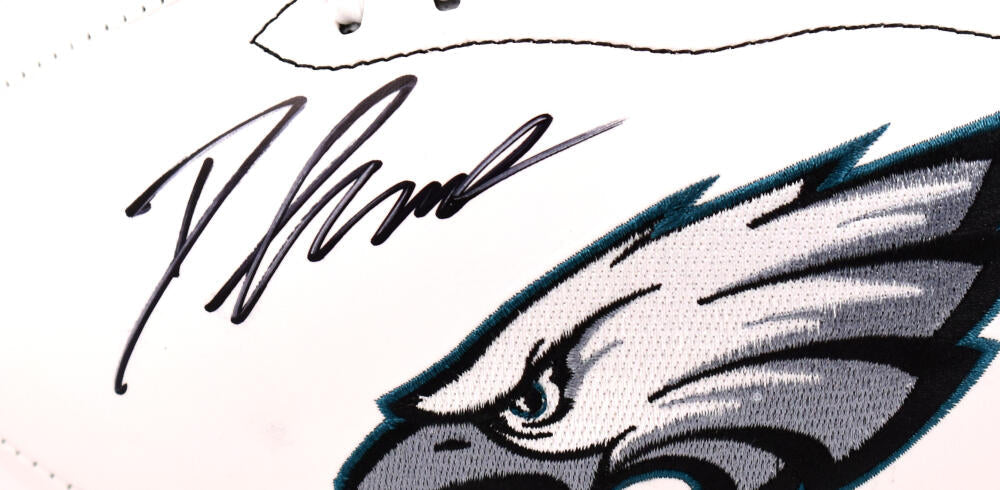 D'Andre Swift Autographed Philadelphia Eagles Logo Football-Beckett W Hologram *Black Image 2