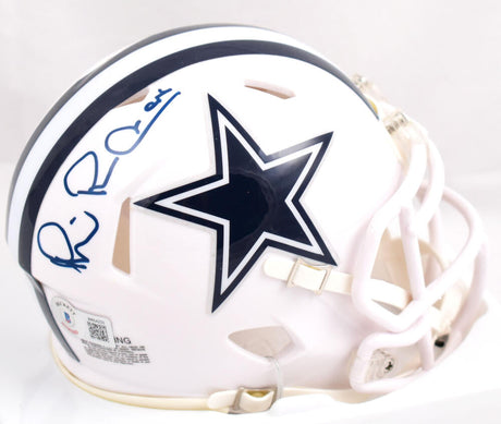Michael Irvin Autographed Dallas Cowboys ALT Speed Mini Helmet-Beckett W Hologram *Blue Image 1