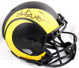 Kurt Warner Autographed Rams F/S Eclipse Speed Helmet- Beckett W Hologram *Black Image 1