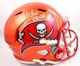 Warren Sapp Autographed Tampa Bay Buccaneers F/S Flash Speed Helmet w/QB Killa- Beckett W Hologram *White Image 1