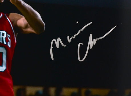 Maurice Cheeks Autographed Philadelphia 76ers 16x20 Lay Up Photo- Beckett W Hologram *Silver Image 2