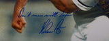 Nolan Ryan Signed Texas Rangers 16x20 Fighting Photo w/ Insc - AI Verified Hologram*Blue Image 2