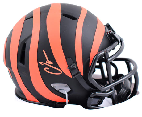 Chad Johnson Autographed Cincinnati Bengals Eclipse Speed Mini Helmet-Beckett W Hologram *Orange Image 1