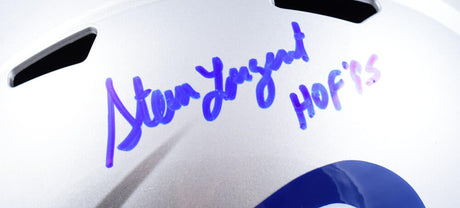 Steve Largent Autographed Seattle Seahawks F/S 83-01 Speed Helmet w/HOF - Beckett W Hologram *Blue Image 2