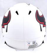 Christian Harris Autographed Houston Texans Lunar Speed Mini Helmet-Beckett W Hologram *Black Image 3