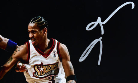 Allen Iverson Autographed Philadelphia 76ers 8x10 Spotlight v. Kobe Photo-Beckett W Hologram *Silver Image 2