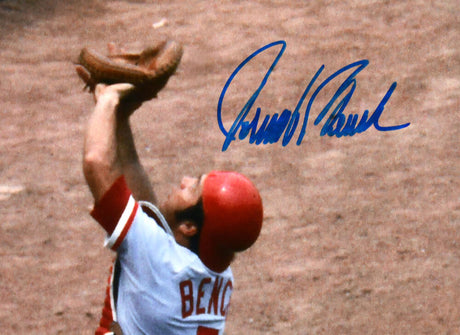 Johnny Bench Autographed Cincinnati Reds 16x20 Catching Photo- Fanatics *Blue Image 2