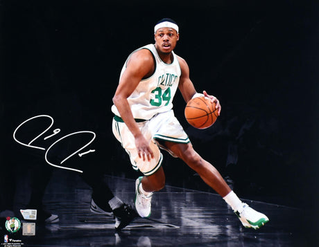 Paul Pierce Autographed Boston Celtics 16x20 Spotlight Photo - Fanatics *White Image 1