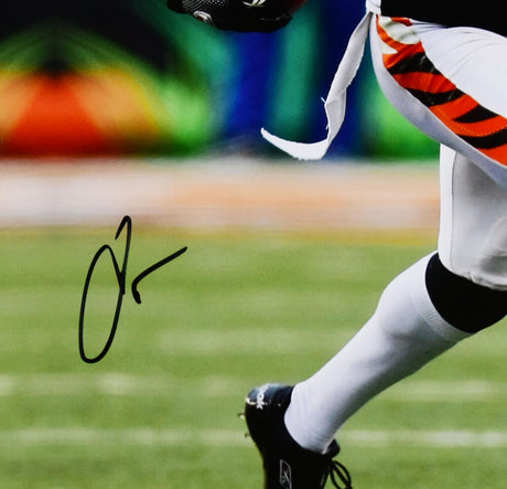 Chad Johnson Autographed Cincinnati Bengals 16x20 Running Photo- Beckett W Hologram *Black Image 2