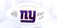 Phil Simms Autographed New York Giants Logo Football w/ SB MVP- Beckett W Hologram *Black Image 1