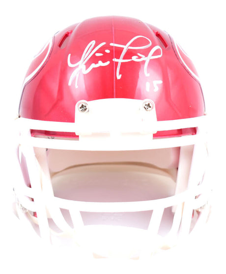Ka'imi Fairbairn Autographed Houston Texans Flash Speed Mini Helmet-Beckett W Hologram *White Image 2