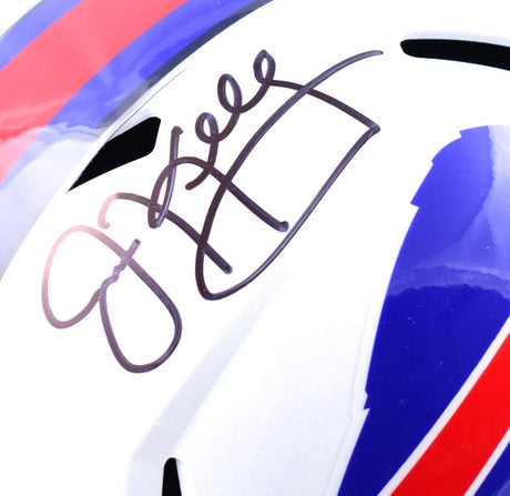 Jim Kelly Autographed Buffalo Bills F/S Speed Helmet-Beckett W Hologram *Black Image 2
