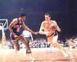 Jerry West Autographed Los Angeles Lakers 16x20 Drive Photo-Beckett Hologram *Blue Image 1