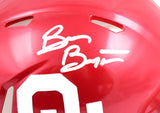 Brian Bosworth Autographed Oklahoma Sooners Speed Mini Helmet - Beckett W Hologram *White Image 2