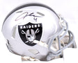 Aidan O'Connell Autographed Las Vegas Raiders Speed Mini Helmet-Beckett W Hologram *Black *Thin Image 1