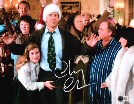 Chevy Chase Autographed 11x14 Christmas Vacation #2-Beckett W Hologram *White Image 1