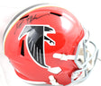 Deion Sanders Autographed Atlanta Falcons 66-69 F/S Speed Helmet-Beckett W Hologram *Black Image 1