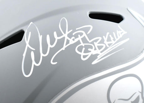 Warren Sapp Autographed Tampa Bay Buccaneers F/S Slate Speed Helmet w/QB Killa- Beckett W Hologram *White Image 2