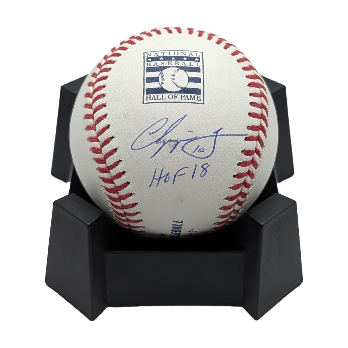 Chipper Jones Autographed Official MLB Hall of Fame Baseball. PSA/DNA Authentication.