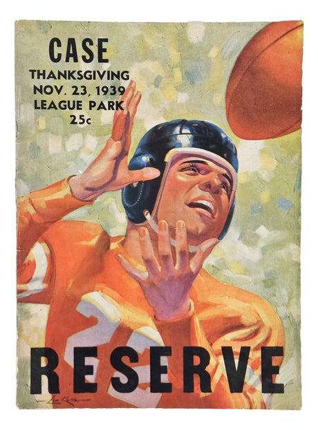 Case vs Western Reserve November 23 1939 Official Game Program - Sports Integrity