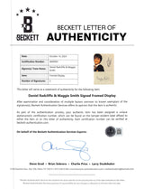 Daniel Radcliffe & Maggie Smith Harry Potter Signed Framed Display BAS #AE09587