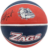 Corey Kispert Autographed Gonzaga Bulldogs Logo Rubber Basketball MCS Holo Stock #194799