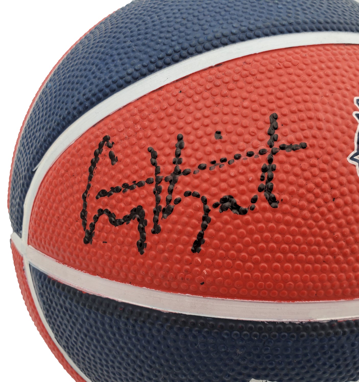 Corey Kispert Autographed Gonzaga Bulldogs Logo Rubber Basketball MCS Holo Stock #194799