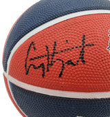 Corey Kispert Autographed Gonzaga Bulldogs Logo Rubber Basketball MCS Holo Stock #194799