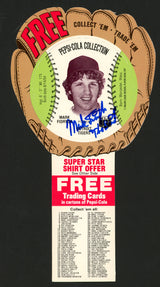 Mark "The Bird" Fidrych Autographed 4.5x9 1977 Pepsi Disc Detroit Tigers Rookie Beckett BAS #BA84206