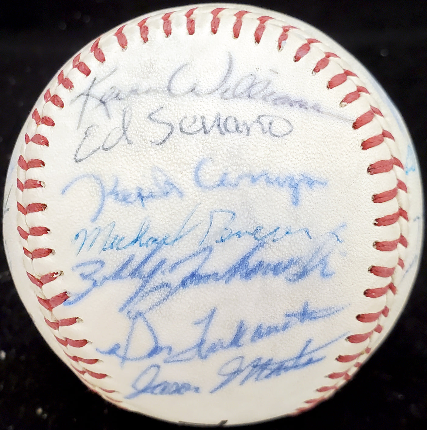1983 Arizona State Autographed Official Wilson Baseball With 24 Signatures Including Barry Bonds Pre-Rookie Beckett BAS #AA01886