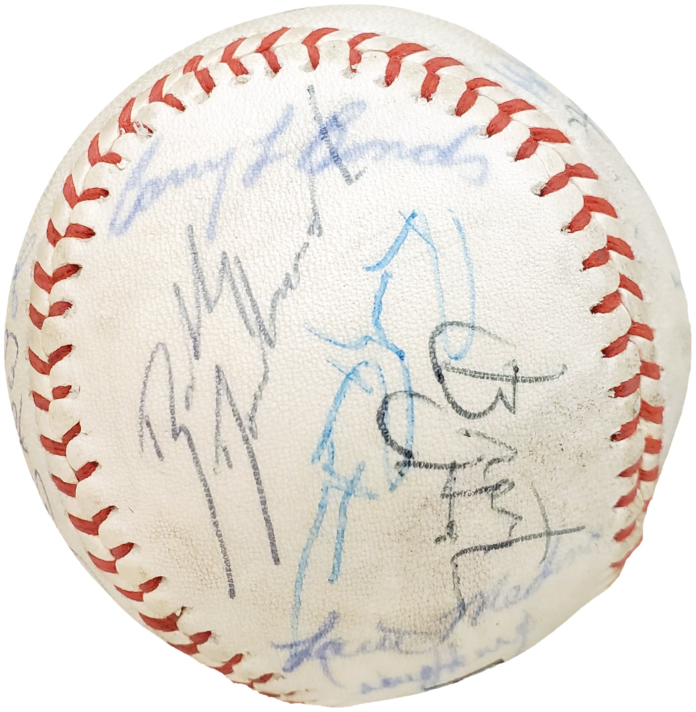 1983 Arizona State Autographed Official Wilson Baseball With 24 Signatures Including Barry Bonds Pre-Rookie Beckett BAS #AA01887