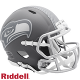 Seattle Seahawks Slate Speed Mini Football Helmet