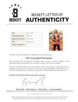 Neil Young CSN&Y Authentic Signed 11x14 Photo Autographed BAS #AE02939