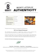 Will Ferrell Anchorman Signed 8x10 Framed Photo Auto Graded 10! BAS #AE17522