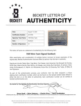 1969 Mets (23) Ryan, Berra, Seaver, Koosman +19 Signed Seatback BAS #AE13780