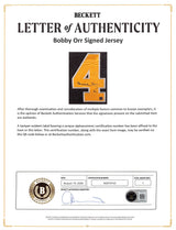 Bruins Bobby Orr Authentic Signed Framed Jersey Autographed BAS #AG010163