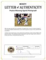 Broncos Peyton Manning Authentic Signed 8x10 Photo Autographed BAS #AG010017
