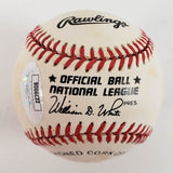 Hank Aaron Autographed Rawkings Official National League Baseball (JSA Hologram)