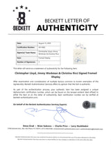 The Addams Family (3) Ricci, Lloyd, & Workman Signed Framed Display BAS #AE13862