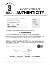 Dr. Seuss "Best Wishes" Signed The Cat in the Hat Hardcover Book BAS #AE13957