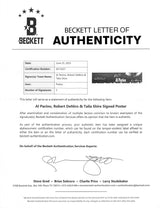 The Godfather (3) Pacino, DeNiro & Shire Signed & Framed 27x40 Poster BAS LOA