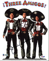 Chevy Chase & John Landis Three Amigos Signed 8X10 Photo BAS Witnessed #I49655