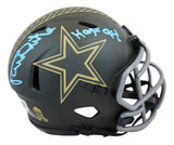 Cowboys Randy White "HOF 94" Signed 2025 STS IV Speed Mini Helmet BAS Witnessed