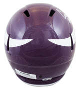 Vikings Carl Eller "HOF 2004" Signed 1961-79 TB F/S Speed Rep Helmet W/ Case BAS