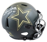 Cowboys Tony Dorsett "HOF 94" Signed STS IV Full Size Speed Rep Helmet BAS Wit 2