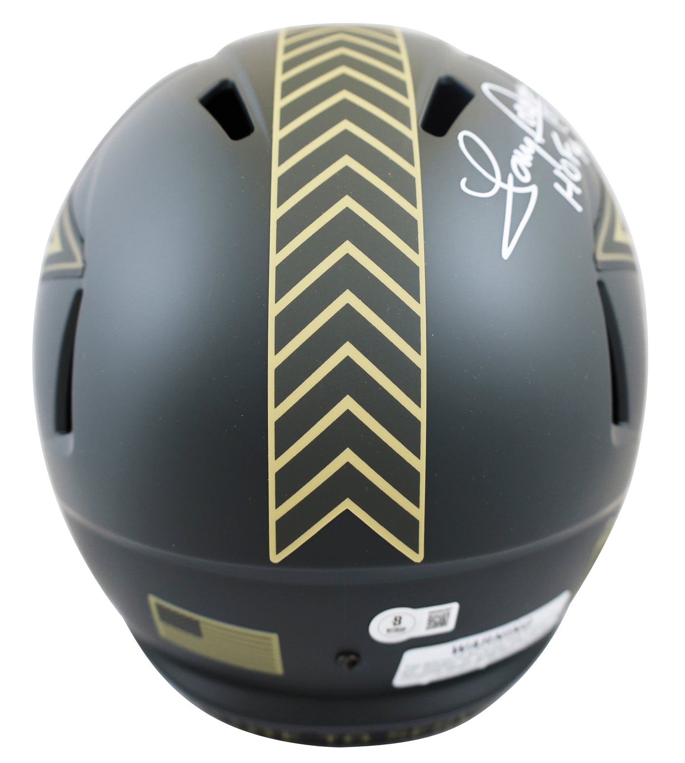 Cowboys Tony Dorsett "HOF 94" Signed STS IV Full Size Speed Rep Helmet BAS Wit 2