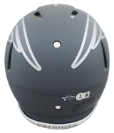 Patriots Rob Gronkowski Signed Slate Full Size Speed Proline Helmet BAS Witness