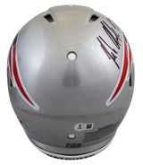 Patriots Rob Gronkowski Signed Full Size Speed Proline Helmet W/ Case BAS Wit